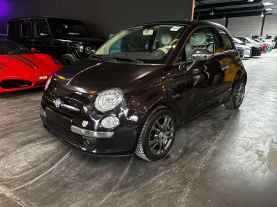 Fiat 500 500 1.2i Lounge / 12 Mois De Garantie / 48 000KM / Accoudoir / Violet / écran