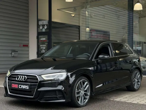 Audi A3 S Tronic 2.0 TDi "Sportback S Line" CAMERA-GPS-BIXENON-JA18P-GAR 12MOIS