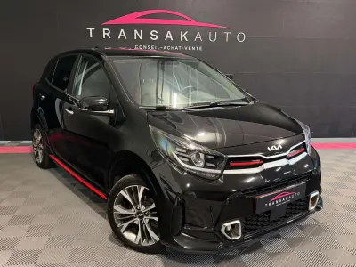 Kia Picanto 1.0i GT Line — Garantie 08/2029 — Cuir — Caméra — CarPlay