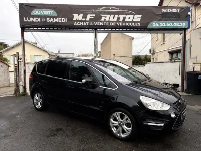 Ford S-max BOITE AUTO 7 PLACES 2.l TOIT PANORAMIQUE GPS BLUETOOTH RADARS AV/AR PAIEMENT EN 3 FOIS