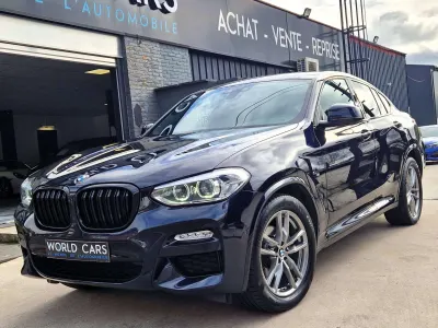 BMW X4 X4 2.0iAS xDrive20 - PACK M - CARBON SCHWARZ -  BOITE AUTO - NAVI - CAMERA - CUIR NOIR - LED - ATTACHE REMORQUE...